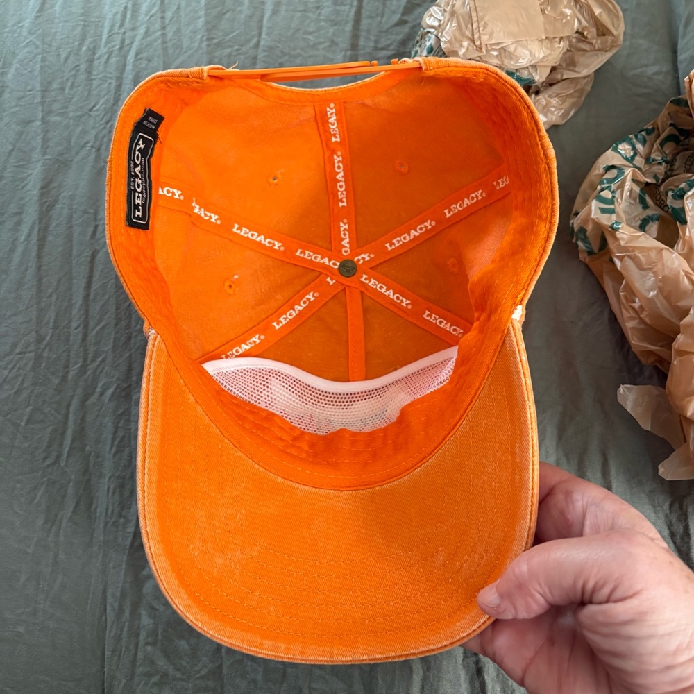 Legacy Hilton Head SC Orange Snapback Cap. OS. - Picture 6 of 8